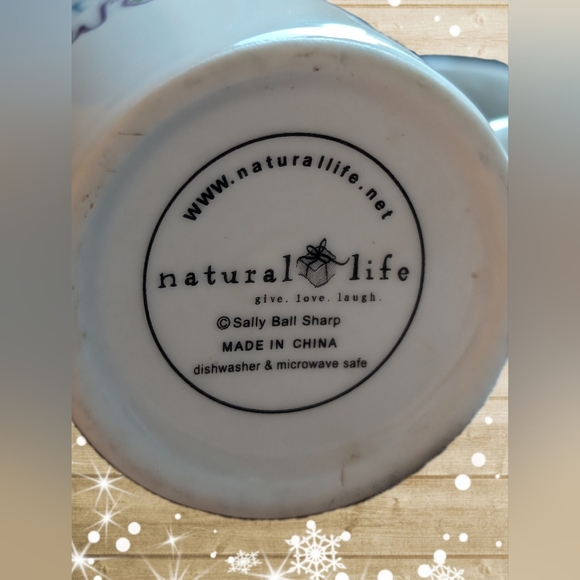 Natural life mug- " Born to shop, forced to work" - Picture 2 of 4